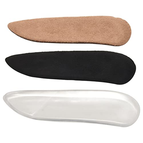 Jkjhbhged Medial & Lateral Heel Wedge Silicone Insoles for Supination and Pronation, Corrective Adhesive Gel Shoe Inserts for Bow Legs, Foot Alignment, Knock Knee Pain, 333170