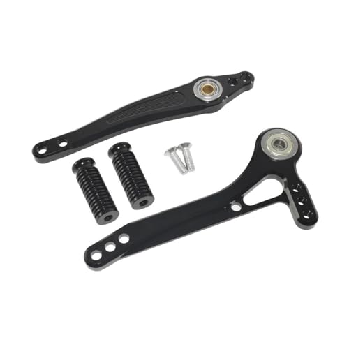 Pédale de changement de vitesse moto avec double roulement fluide pour commandes reculées