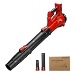 Cordless Leaf Blower for Milwaukee 18V Battery, Electric Powerful Leaf Blowers Brushless Motor, 18,000 r/min for Cleaning Patio, Yard, Sidewalk, Garden (Bare Tool, Without Battery)