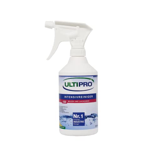 ULTIPRO® Limpiador intensivo – de concentrado de 90 ml – 500 ml para pintores y barnizadores – para rellenar, biodegradable
