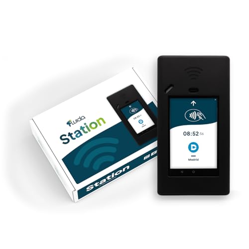 Fluida Station 2e generatie - stempelkussen met bluetooth-presentatiedetector en geïntegreerde NFC-ID-kaart