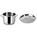 Lagostina 010715020422 Every Pentola, Acciaio Inox, Diametro 22 Cm, 4,5 Litri, Altezza 16 Cm & Coperchio Every Acciaio Inox 18 10 Cm22 Pentole E Preparazione Cucina, Inossidabile, Argento, 22 Cm