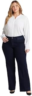 NYDJ Teresa Damenhose, Größe Plus, Dark Enzyme, Dunkles Enzym, 52 Mehr