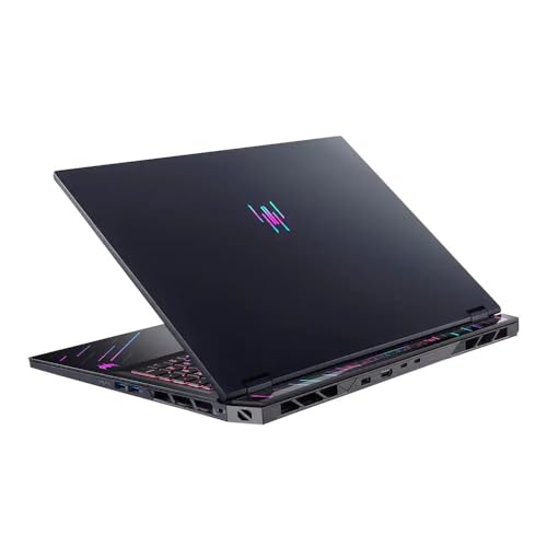 Image of Acer Predator Helios 16 AI Gaming Laptop + Security Essential Anti-Virus (3-Year) Bundle - 16 inch WQXGA 240Hz OLED, Intel Core Ultra 9 275HX, NVIDIA GeForce RTX 5090, 64GB DDR5, 2TB SSD, WiFi 7