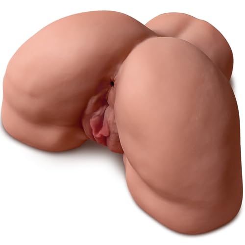 Image of Sex Doll Pocket Pussies for Men Male Masturbator Realistic Adult Sex Toys for Men, Flesh 4.5LB Stroker Ass 3D Soft Butt Light with Vagina and Anal Channel for Several Sex Positions (Wheat)