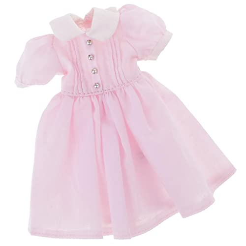 TTETTZ Vestido para Muñeca con Ropa y Accesorio Fabricado Adecuado para Vestir Muñecas Blythe y Otras de Tamaño Similar en Juegos y, Rosado