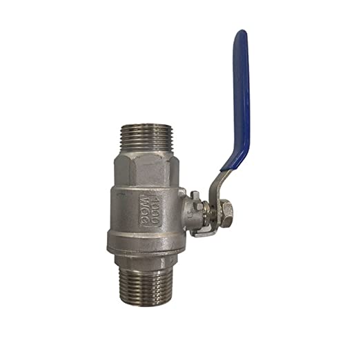 Robinet à boisseau sphérique 1/2 en acier inoxydable pour arrosage jardin