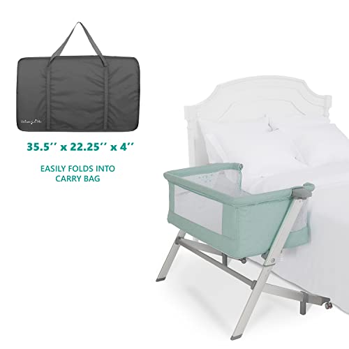 Dream On Me 387-MT Skylar Bassinet And Bedside Sleeper In Mint thumb #5
