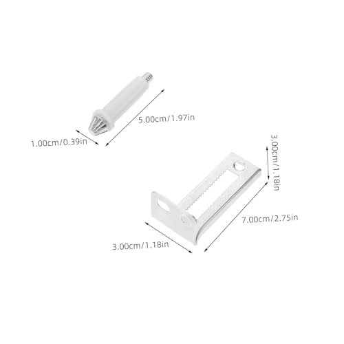 2 pares de herrajes de pivote superior para puertas plegables de clóset, fácil instalación, herramientas de reparación de pivote para puertas plegables miniatura 2