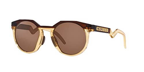 Image of Oakley Sunglasses for Men - OO9242 HSTN Low-Bridge, Round Sunglasses PRIZM Lenses