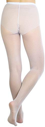 Image of ToBeInStyle Women's Sexy Vibrant Fine Classic Fishnet Full Footed Pantyhose