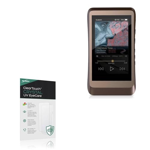 BoxWave Screen Protector Compatible With iBasso DX120 - ClearTouch Crystal Anti-UV EyeCare (2-Pack), Filters out Harmful Blue Light Reduce Fatigue