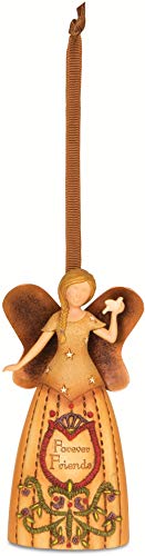 Pavilion Gift Company Country Soul 29016 Angel Figurine, Forever Friends, 4-1/2-Inch