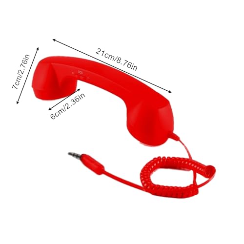 Auricular retro con cable jack 3.5mm compatible con móvil y ordenador 7