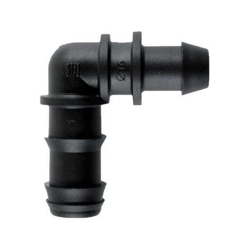 HidroRain g16001 - 10 - Coude Goutte, 16 mm, Lot de 10, Couleur Noir Cover