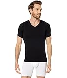 SPANX Men’s Ultra Sculpt Cotton Spandex V-Neck - Men’s Base Layer - Everyday Support - Breathable & Moisture Wicking