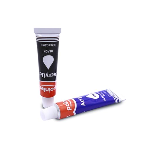 Pointer Art PRO Acrylic Paint Set – 12 Colors in 0.4oz (12ml) Tubes – Smooth & Creamy Texture – Ideal for Canvas, Paper, Cardboard, and Crafts - Image 6