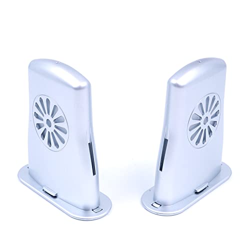 Alnicov Guitar Humidifier Pack of 2,Sound Holes Humidifier,for Moisture Reservoir Prevent Cracking,Silver