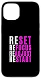 Installation facile Couleur Rose RE-x4 Graphique Rose Coque pour iPhone 13