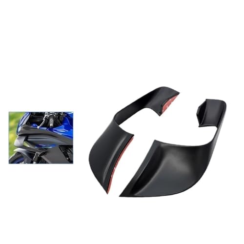 Aileron moto fixes R7 avec déflecteurs aérodynamiques noir mat pour YZF R7 - 2
