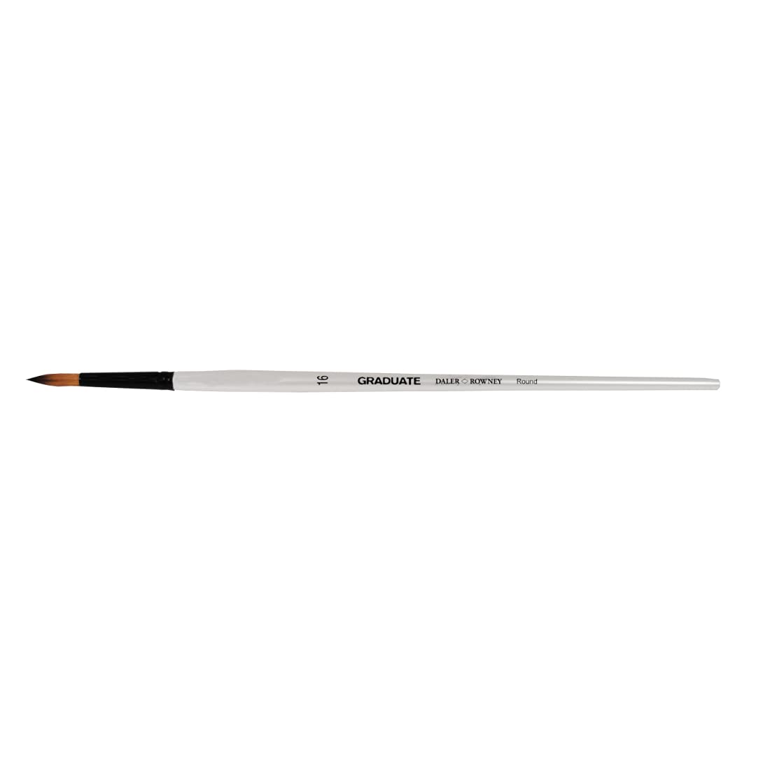 Daler-Rowney Graduate Multi-Technique Brush, Synthetic Hair, Long Handle, Round, 16