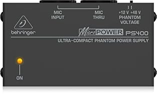 Universal phantom power supply for any condenser microphone Ultra low-noise audio performance Selectable +1Two / +4eight v power supply High-quality components and exceptionally rugged construction ensure long life Dc 12-volt adapter included