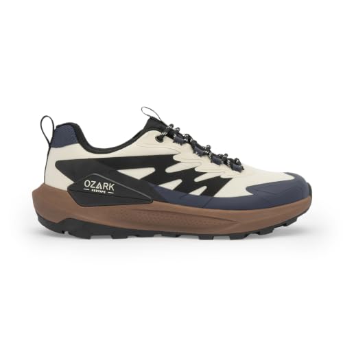Image of Ozark Green and Black Trail Running Shoes for Men | Low-Cut Outdoor