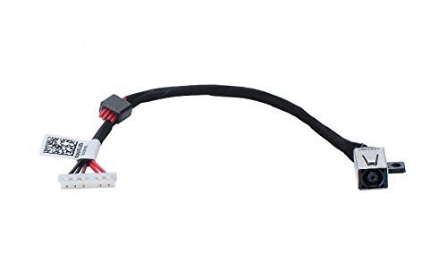 Iwlikey Replacement for Dell 15-5000 5555 5558 5559 14-5458 5459 5455 5452 P51F P64G DC30100UD00 Vostro 3458 3558 3559 P65G 3559 17-5000 5755 AC DC Power Jack Harness Cable, Compatible with p