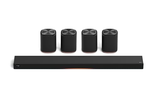 Image of LG Sound Suite Immersive Quad Suite 5 Wireless Bundle | H7 Soundbar + 4X M5 Wireless Speakers | 9.1.7 Ch, Dolby Atmos FlexConnect & AirPlay (New 2026 Model)