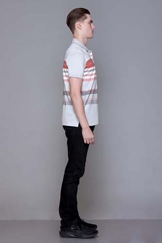 Image of SANE ORIGINALS Polo T-Shirt for Men with Pocket || Striped Polo for Men