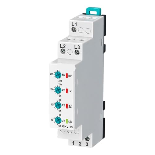 Relais de séquence de phases GKV-15 pour sécuriser moteur 3x220V