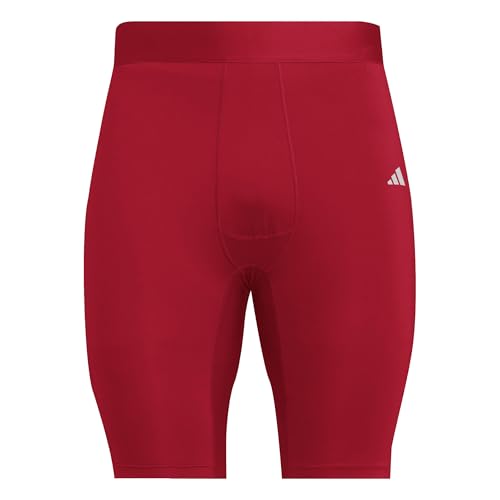 adidas Homme Techfit Short Tight Men Tights, team power red 2, L
