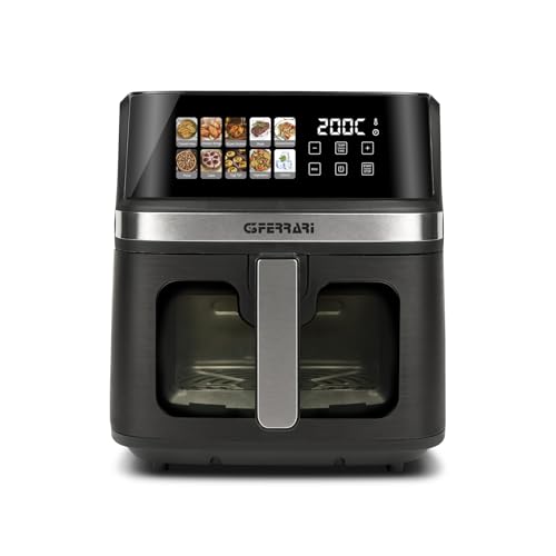 G3 Ferarri G10212 Friggisano 8L Friggitrice Ad Aria 8 Litri, 1700 W, Display Digitale A Colori, 10 Programmi, Temperatura 80-200°C, Bpa/Pfoa Safe, Timer 60 Min, Ricettario Incluso - 3