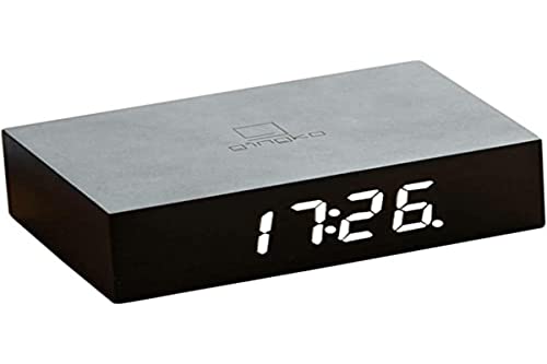 Gingko Design G003B10 Réveil Bois Noir Taille Unique