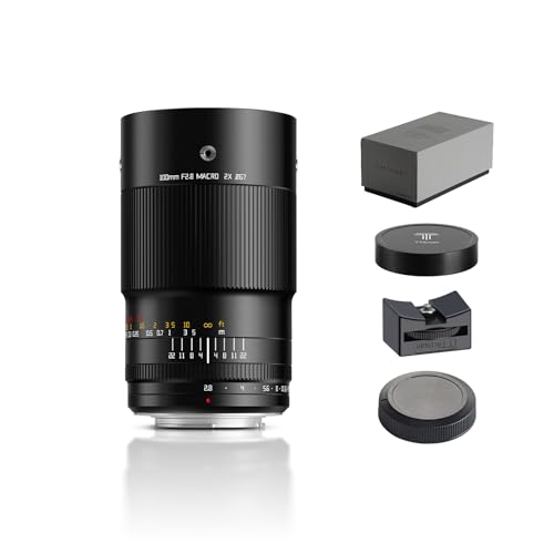TTArtisan 100mm f2.8 Macro 2X for Canon EF Mount Full Frame 2X Magnification Camera Macro Photography Lenses EOS-1D X Mark III EOS 5D Mark IV EOS 6D Mark IV EOS 90D 7D