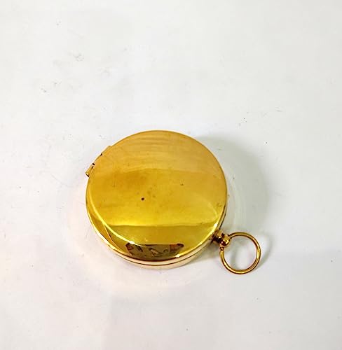Brújula de trabajo personalizada de latón portátil miniatura 3
