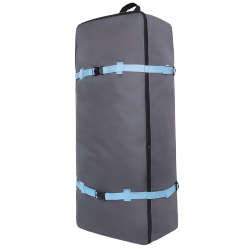 Paddle Board Bag 35.4x17.3x9.5 in Oxford Fabric Hands-Free Paddle Board Backpack with Handle & Buckle Strap Zippered Waterproof Inflatable Paddleboard Bag for Surfboard (Blue)
