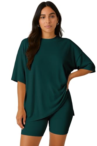 Short cycliste et t-shirt oversize en jersey doux pour vos moments de détente