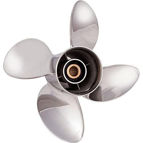 SOLAS 3553-141-19 HR Titan 4 Stainless Steel 4-Blade Propeller - RH, 14-1/8" Diameter