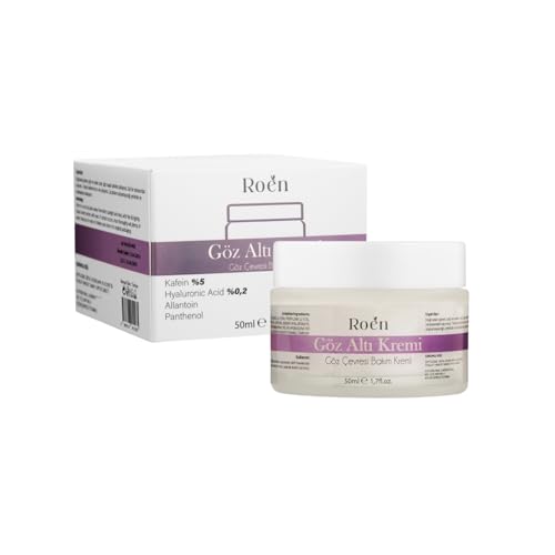 Göz Altı Morluk Kremi, Kafein%5, Hyaluronic Acid%0,2, Koyu Halka, Şişlik ve Bakım Kremi 50 ml
