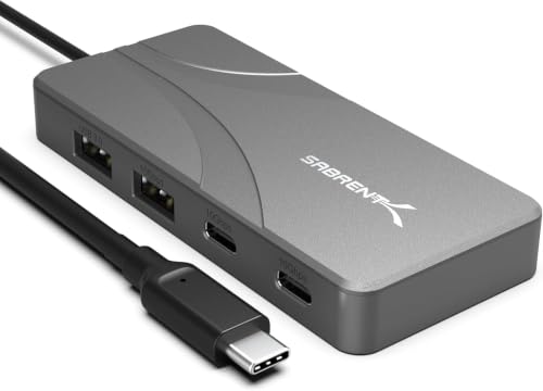 Hub USB C Sabrent evita cortes de energía con carga de 100W PD