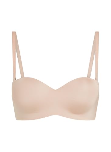 Soutien-gorge push-up rembourré anti-glisse pour grand décolleté