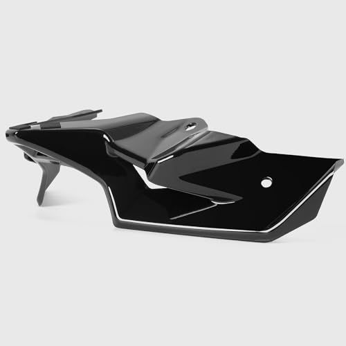 WOOGA Motorrad nackt vorderspoiler Winglet aero Dynamic Wing kit Spoiler Replacement for Ka&wa&sa&ki Z900 Z 900 Z-900 Zubehör 2020 2021 2022 2023 2024 (Glänzend schwarz)
