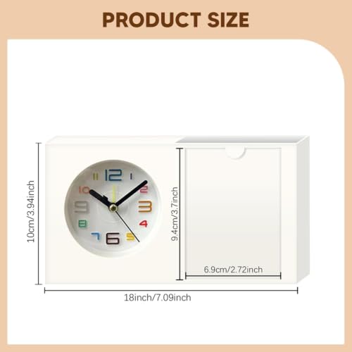 Reloj de noche silencioso decorativo ideal para tu dormitorio 4
