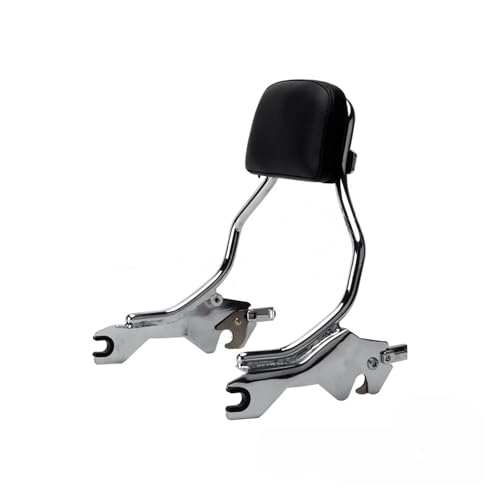 Dossier sissy bar amovible Harley Fat Bob pour voyages en duo confort