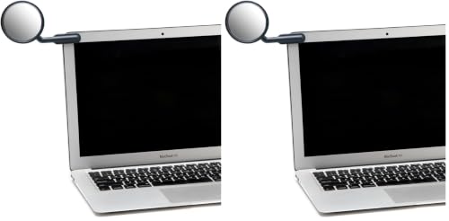 Image of Peleg Design Watch-It - Monitor Mirror, Clip-On Cubicle, Computer Rear-View mirror, Convex for Personal Safety or Security, Cabinet Desk Rear-View Monitors Blind Spot (Pack of 2)