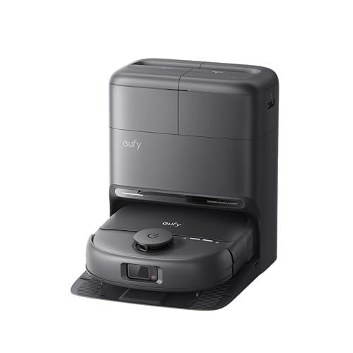 Anker Eufy (ユーフィ) Robot Vacuum Omni C28 (ロボット掃除機) 【2026年2月最新/ローラーモップ/全自動クリーニングステーション/自動ゴミ収集/モップ洗浄・乾燥/15000Pa 吸引力/モップリフト/水拭き/マッピング/障害物回避/毛がらみ除去/アプリ操作】ブラック