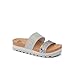 REEF Cushion Vista Hi Womens Platform Fashion Sandal, Arch Support, Ultra Soft Cushion Footbed, Snake Duo, 7.5