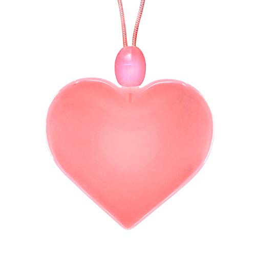FlashingBlinkyLights Shining Heart Red Light Up Necklace (Set of 25)
