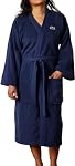 Lacoste Pique classique 100% Robe de bain en coton pour hommes & Les femmes, une taille convient le plus, Iris noir